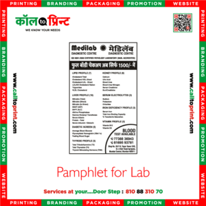 1 color Leaflet